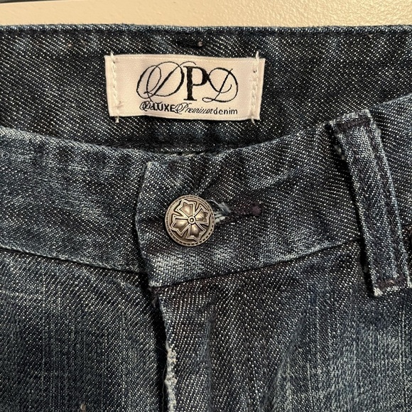 Deluxe Premium Denim Blue Jeans by Express - Picture 6 of 15